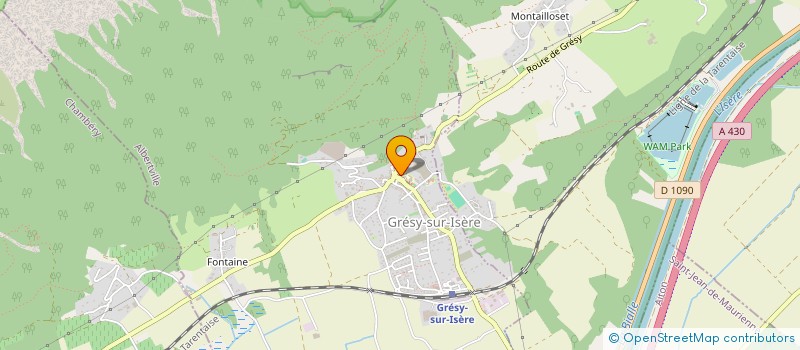 localisation de l'entreprise MONSIEUR BENJAMIN DELPLACE à GRESY-SUR-ISERE