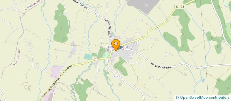 localisation de l'entreprise MONSIEUR BENJAMIN DEMANGEL  SAINT-PAPOUL