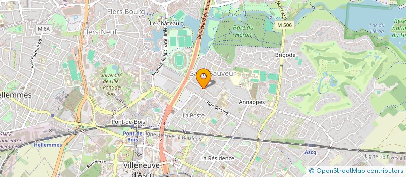 localisation de l'entreprise MONSIEUR BENJAMIN DEMASSIEUX à VILLENEUVE-D'ASCQ