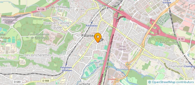 localisation de l'entreprise MONSIEUR BENJAMIN DEMAZEAU  PALAISEAU