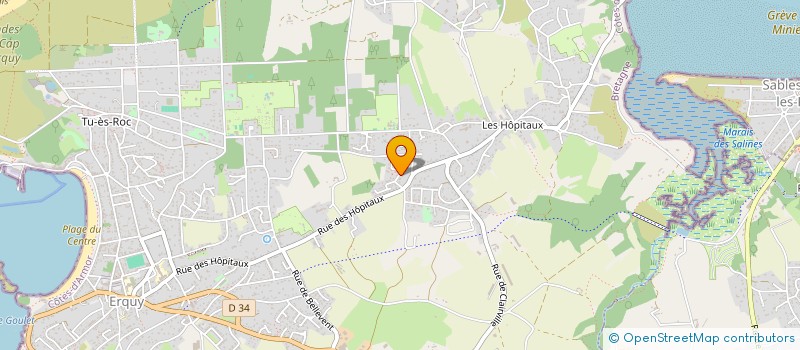 localisation de l'entreprise MONSIEUR BENJAMIN DEMOY à ERQUY
