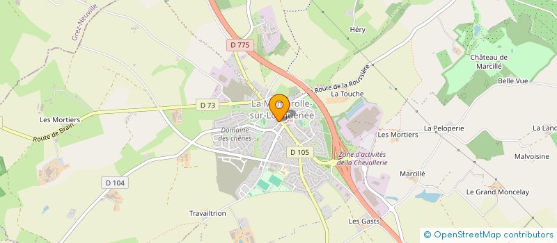 localisation de l'entreprise MONSIEUR BENJAMIN DENOS  LE LION-D'ANGERS