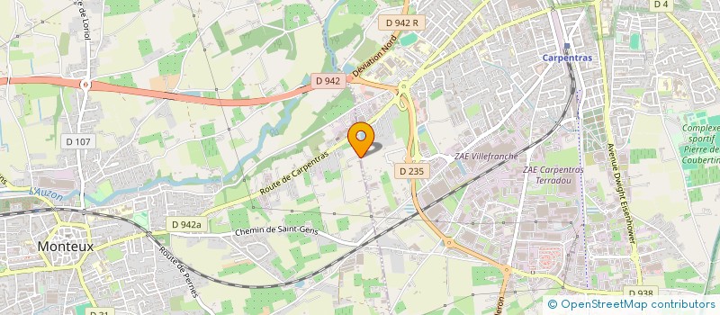 localisation de l'entreprise MONSIEUR BENJAMIN DEPETRIS  MONTEUX