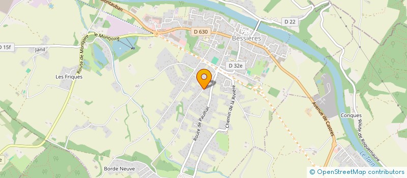 localisation de l'entreprise MONSIEUR BENJAMIN DEPIERRE  BESSIERES