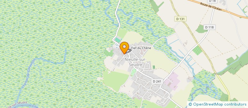 localisation de l'entreprise MONSIEUR BENJAMIN DEPREZ  NIEULLE-SUR-SEUDRE