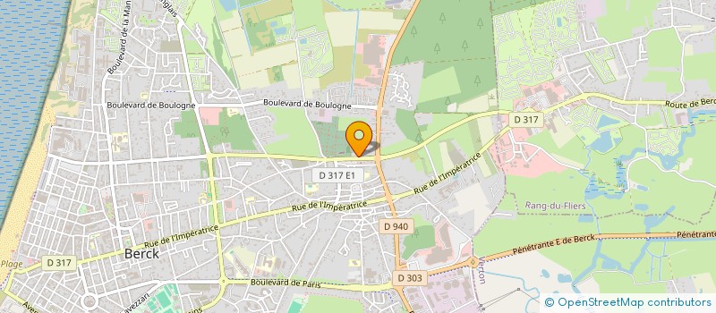 localisation de l'entreprise MONSIEUR BENJAMIN DERAMBURE  BERCK