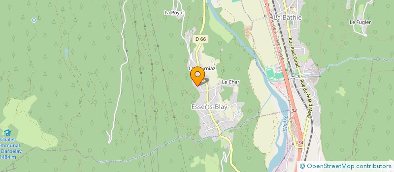 localisation de l'entreprise MONSIEUR BENJAMIN DERDAELE  ESSERTS-BLAY