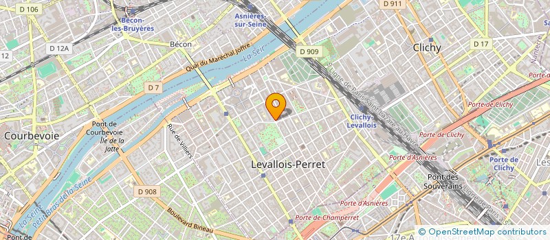 localisation de l'entreprise MONSIEUR BENJAMIN DERHY à LEVALLOIS-PERRET