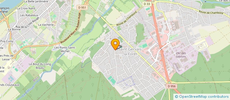 localisation de l'entreprise MONSIEUR BENJAMIN DESBOIS  SAINT-GERVAIS-LA-FORET