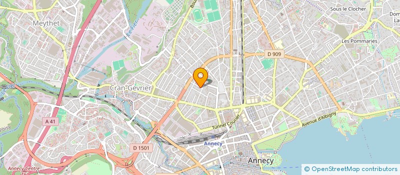 localisation de l'entreprise MONSIEUR BENJAMIN DESCHAMPS à ANNECY