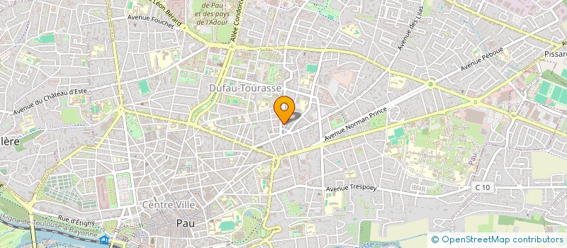 localisation de l'entreprise MONSIEUR BENJAMIN DESMARS à PAU