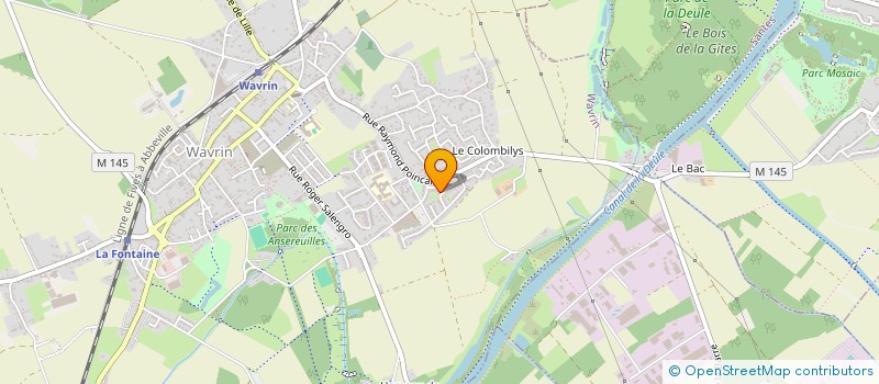 localisation de l'entreprise MONSIEUR BENJAMIN DESMAZIERES  WAVRIN