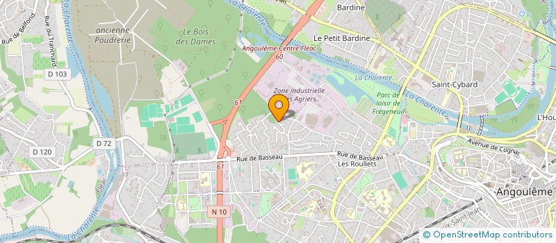 localisation de l'entreprise MONSIEUR BENJAMIN DEVAUTOUR à ANGOULEME
