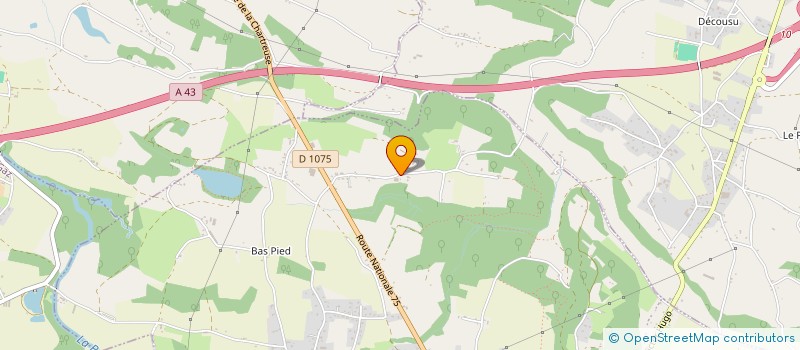 localisation de l'entreprise MONSIEUR BENJAMIN DEVIDAL  LES ABRETS-EN-DAUPHINE