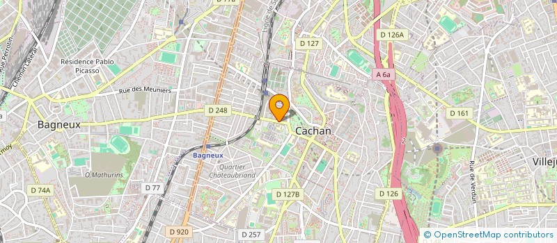 localisation de l'entreprise MONSIEUR BENJAMIN DICHAMP à CACHAN