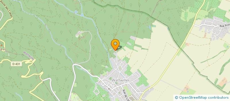 localisation de l'entreprise MONSIEUR BENJAMIN DICK  WATTWILLER