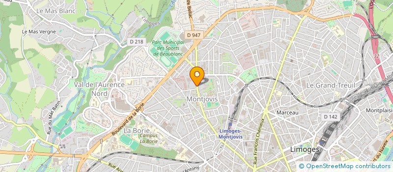 localisation de l'entreprise MONSIEUR BENJAMIN DIDIER à LIMOGES
