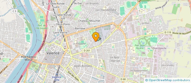 localisation de l'entreprise MONSIEUR BENJAMIN DIDIER  VALENCE