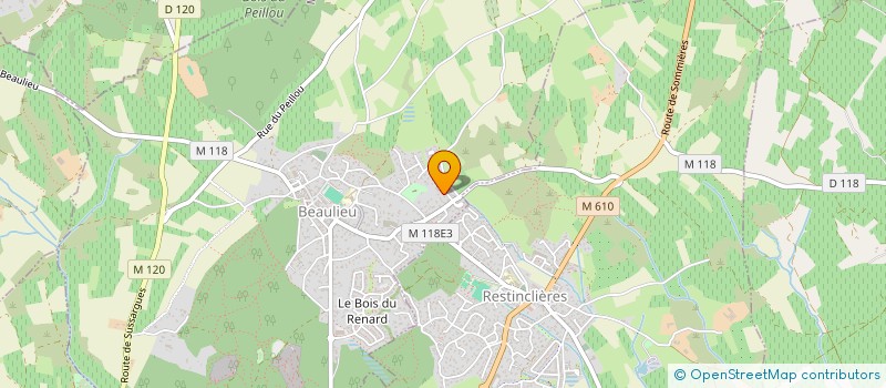 localisation de l'entreprise MONSIEUR BENJAMIN DOLCI  BEAULIEU