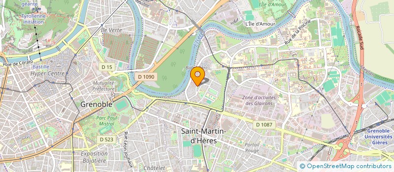 localisation de l'entreprise MONSIEUR BENJAMIN DOMPNIER à SAINT-MARTIN-D'HERES