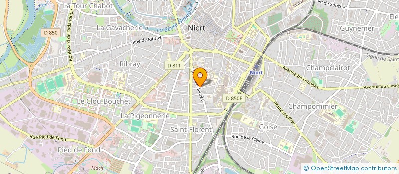 localisation de l'entreprise MONSIEUR BENJAMIN DOUDET à NIORT