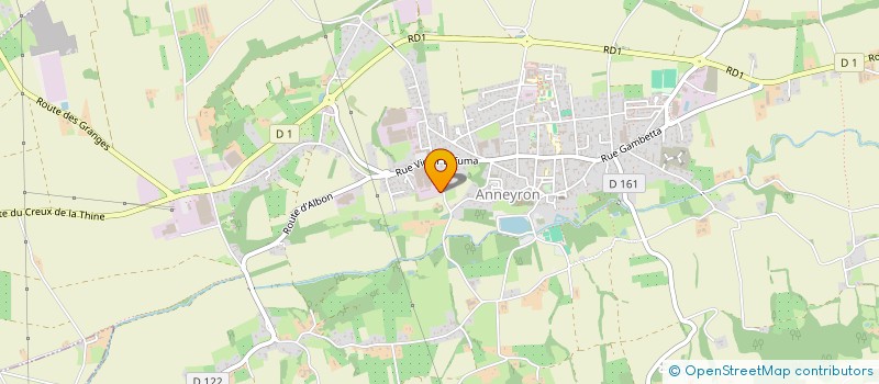 localisation de l'entreprise MONSIEUR BENJAMIN DRAGOSI  ANNEYRON