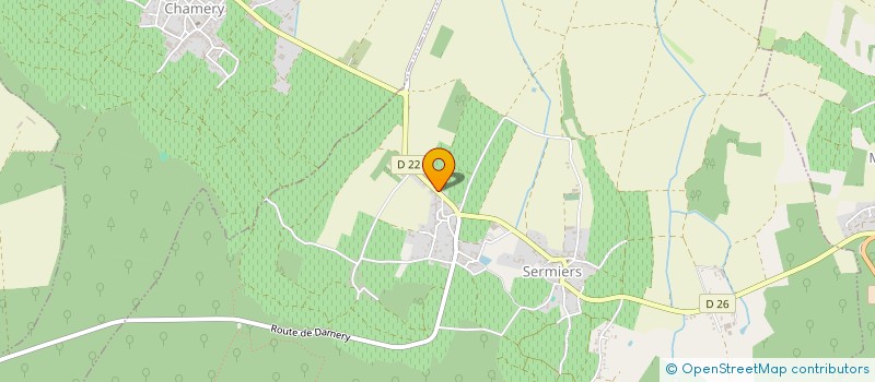 localisation de l'entreprise MONSIEUR BENJAMIN DRAVIGNY  SERMIERS