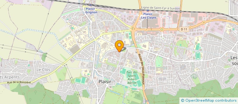 localisation de l'entreprise MONSIEUR BENJAMIN DREUX  PLAISIR