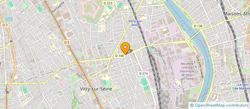 localisation de l'entreprise MONSIEUR BENJAMIN DUBAIL à VITRY-SUR-SEINE