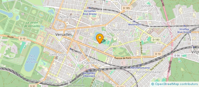 localisation de l'entreprise MONSIEUR BENJAMIN DUBERTRET à VERSAILLES