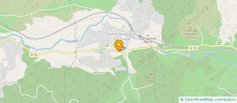 localisation de l'entreprise MONSIEUR BENJAMIN DUBOIS  SAINTE-ANASTASIE-SUR-ISSOLE