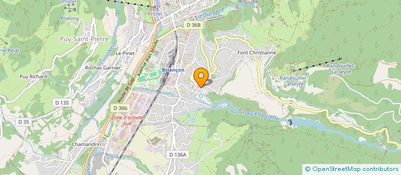 localisation de l'entreprise MONSIEUR BENJAMIN DUBOIS à BRIANCON