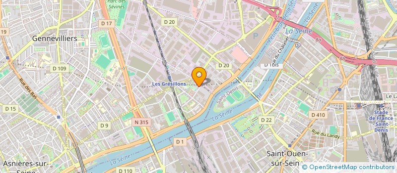 localisation de l'entreprise MONSIEUR BENJAMIN DUBOIS à ASNIERES-SUR-SEINE