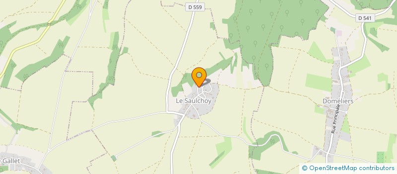 localisation de l'entreprise MONSIEUR BENJAMIN DUBOIS  LE SAULCHOY