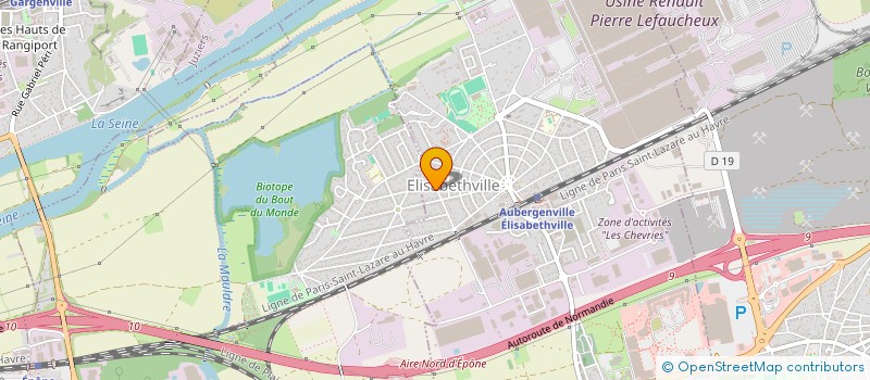 localisation de l'entreprise MONSIEUR BENJAMIN DUBOIS  AUBERGENVILLE