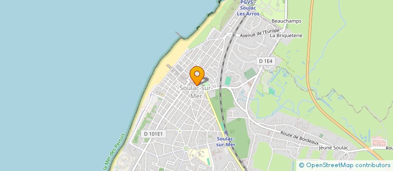 localisation de l'entreprise MONSIEUR BENJAMIN DUBOURG  SOULAC-SUR-MER