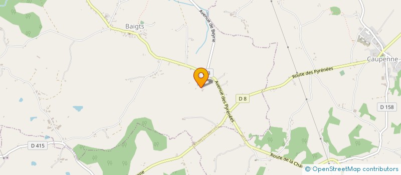 localisation de l'entreprise MONSIEUR BENJAMIN DUCASSE  BAIGTS