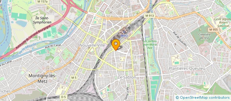 localisation de l'entreprise MONSIEUR BENJAMIN DUCEAU  METZ