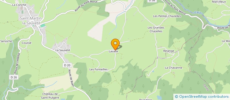 localisation de l'entreprise MONSIEUR BENJAMIN DUCHEZ  SAINT-MARTIN-LA-SAUVETE