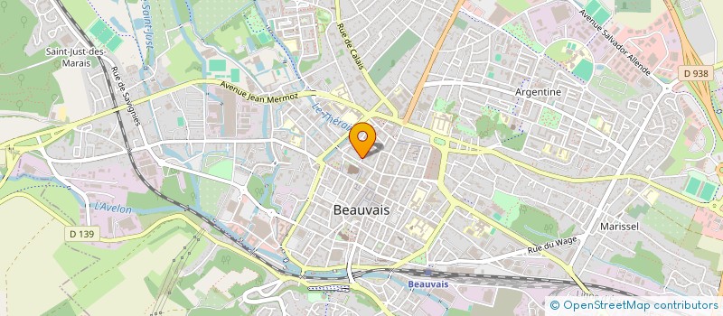 localisation de l'entreprise MONSIEUR BENJAMIN DUFFEE  BEAUVAIS