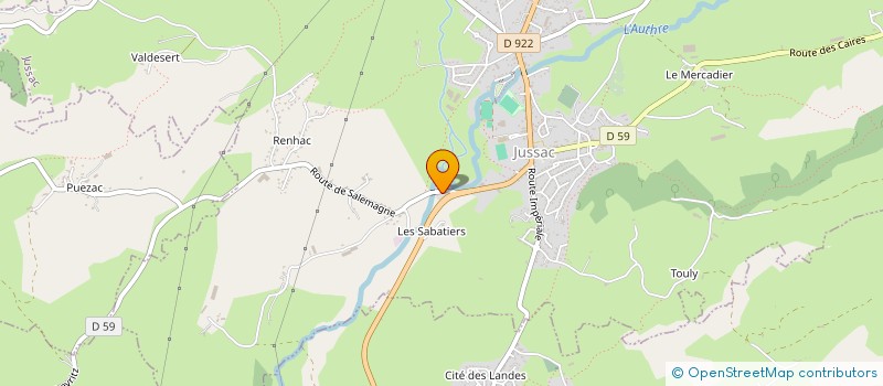 localisation de l'entreprise MONSIEUR BENJAMIN DUFLOT à AYRENS