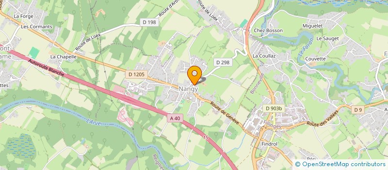 localisation de l'entreprise MONSIEUR BENJAMIN DUFOUR  NANGY