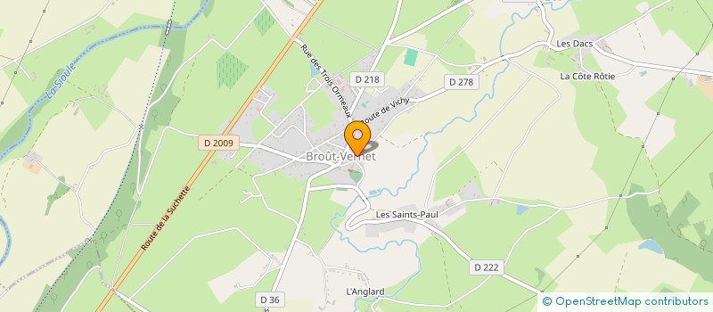 localisation de l'entreprise MONSIEUR BENJAMIN DUFOUR  BROUT-VERNET