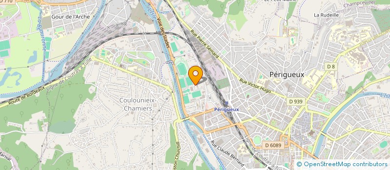 localisation de l'entreprise MONSIEUR BENJAMIN DUFOUR  PERIGUEUX