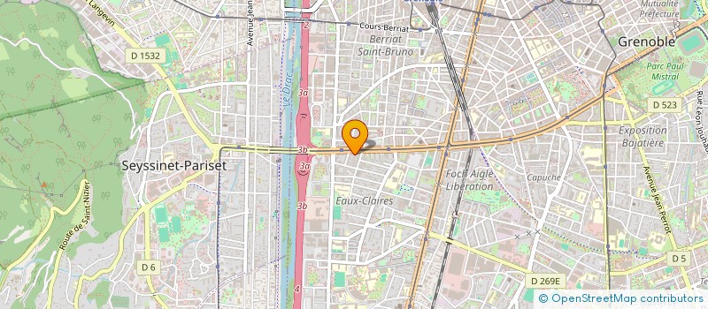 localisation de l'entreprise MONSIEUR BENJAMIN DUFOUR à GRENOBLE