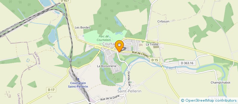 localisation de l'entreprise MONSIEUR BENJAMIN DUGAS à VALD'YERRE