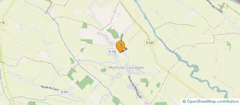 localisation de l'entreprise MONSIEUR BENJAMIN DULA  MONTCLAR LAURAGAIS