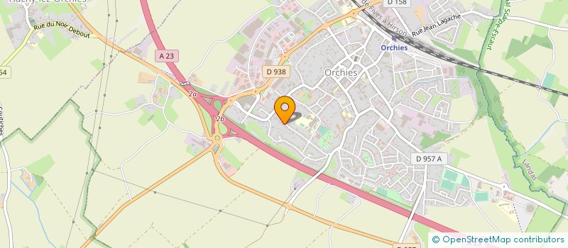 localisation de l'entreprise MONSIEUR BENJAMIN DULARY  ORCHIES