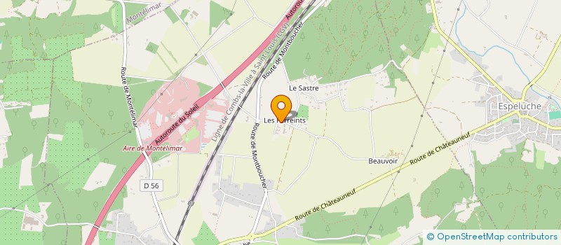 localisation de l'entreprise MONSIEUR BENJAMIN DUMAS  DIEULEFIT