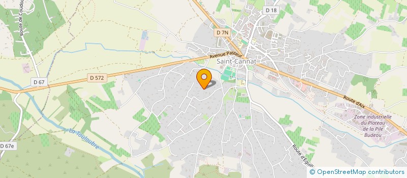 localisation de l'entreprise MONSIEUR BENJAMIN DUMAS à SAINT-CANNAT